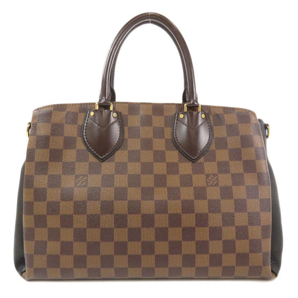 Louis Vuitton Normandie Damier Canvas Handbag Brown